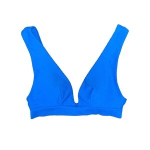 & Other Stories Textured Triangle Bikini Top Women’s 2 Bright Blue